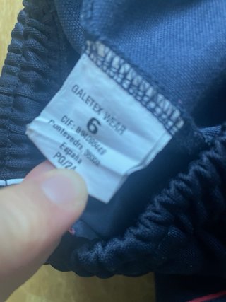Pantalón chándal colegio Leonés T6