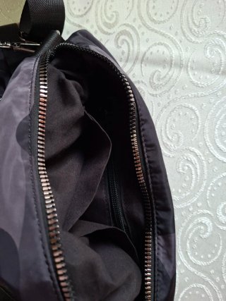Bolso Camuflaje Negro y Gris