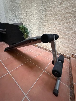 Banco de ejercicio abdominales
