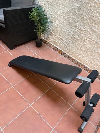 Banco de ejercicio abdominales