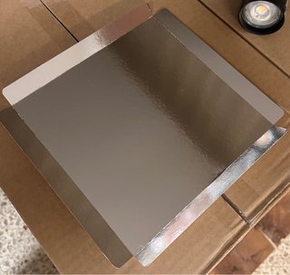 Bandejas laminadas Plata 245x245mm 300gr (1000und)