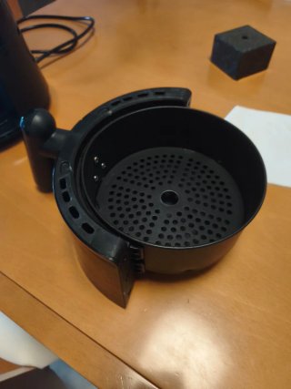 Freidora de aire Mellerware negra