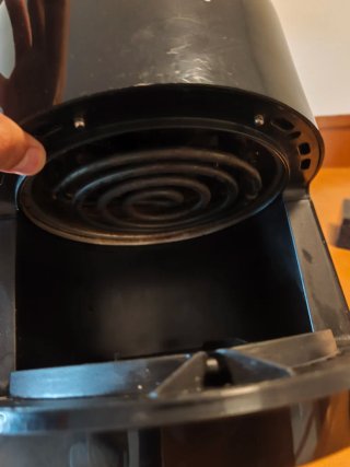Freidora de aire Mellerware negra