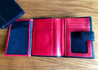 Cartera Montblanc Negro / Rojo