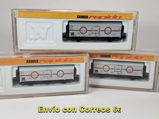 Vagones frigoríficos TRANSFESA DB Arnold escala N