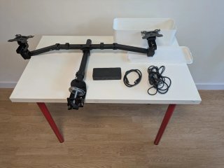 Kit Teletrabajo: Soporte Pantalla, Dock, Mesa