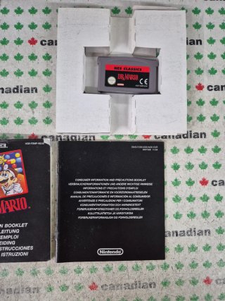 Dr. Mario NES Classics Game Boy Advance