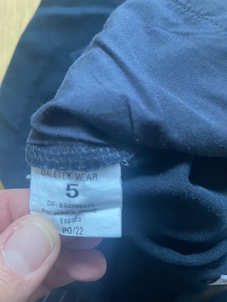 Pantalón uniforme colegio Leonés Talla 5