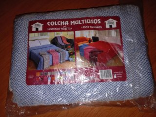 Colcha Multiusos Jaspeada Rústica