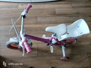 Bicicletta Paw Patrol rosa e bianca