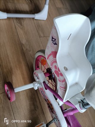 Bicicletta Paw Patrol rosa e bianca