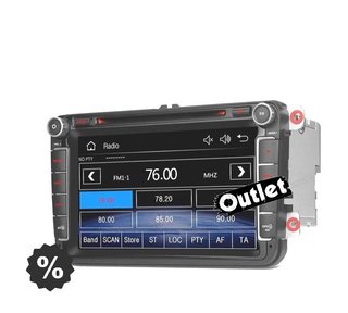JI RADIO NAVEGADOR 8" VOLKSWAGEN VW USB GPS TACTIL HD M00036