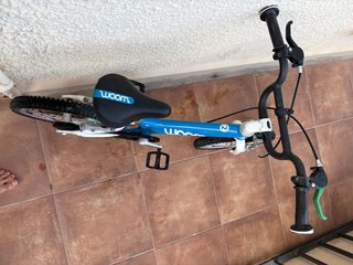 Bicicleta infantil Woom 2 Blu