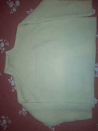 Jersey beige de cuello alto