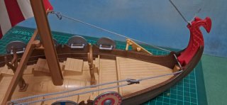 Playmobil Barco Vikingo Drakkar con Figuras