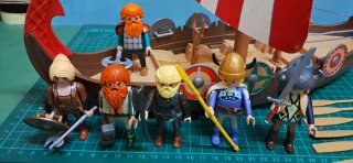 Playmobil Barco Vikingo Drakkar con Figuras