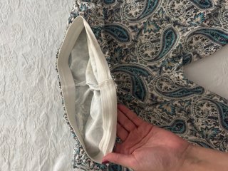 Pantalón elástico flare estampado