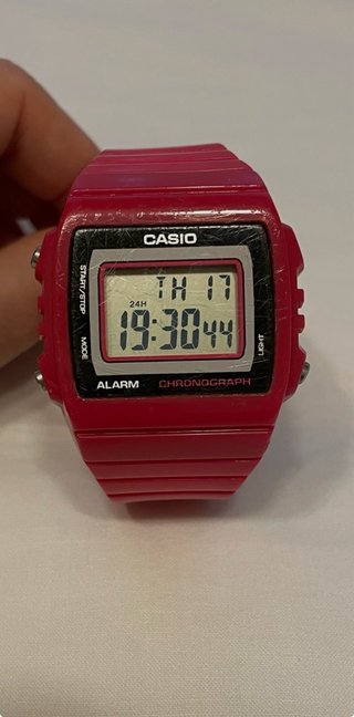 Reloj Casio Correa Roja Digital