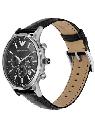 Reloj Emporio Armani Correa Cuero Negro