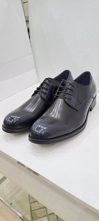 Scarpe uomo derby blu navy tg. 42