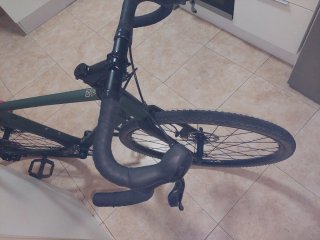 Bicicleta Gravel Verde