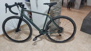 Bicicleta Gravel Verde