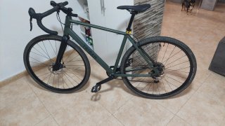 Bicicleta Gravel Verde
