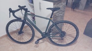 Bicicleta Gravel Verde