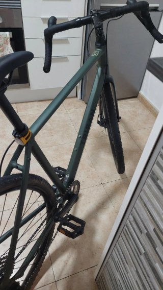 Bicicleta Gravel Verde