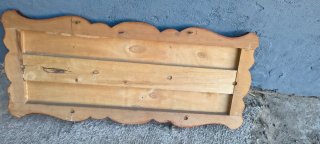 Perchero de madera vintage