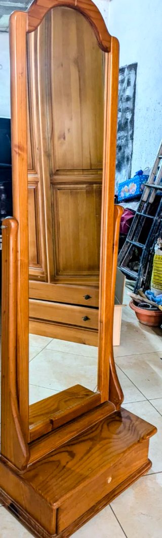 Espejo Mueble Rústico Madera