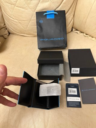 Portafoglio Piquadro Blue Square Nero