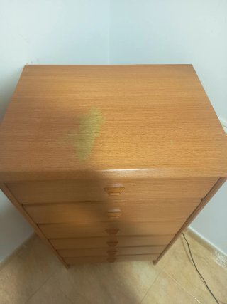 Cómoda de madera estilo vintage