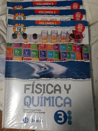 Libros fisica y quimica 3 ESO
