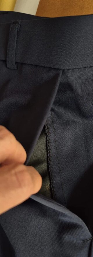 Pantaloni eleganti uomo YewFashion blu nuovi