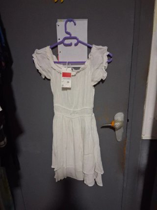 Vestido blanco C&A talla única