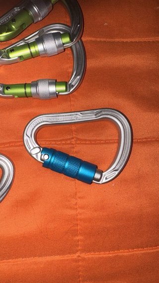 Moschettoni arrampicata set misto