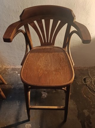 Silla Taburete Thonet Madera
