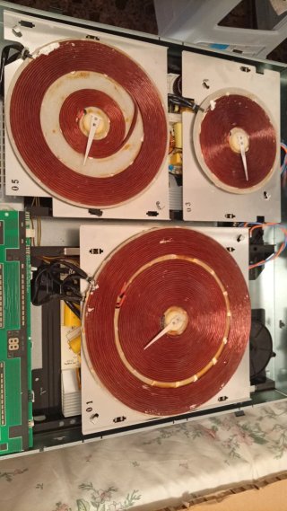 Placa de inducción Electrolux, para repuestos.