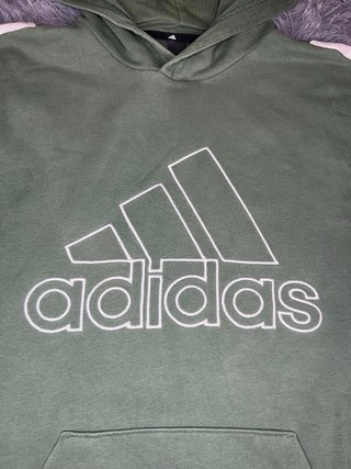 Sudadera Adidas Verde con Capucha