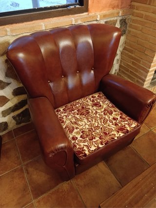 Juego 2 sillones vintage / clásico estilo inglés.