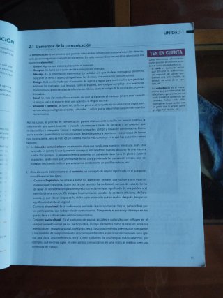 Un libro de texto