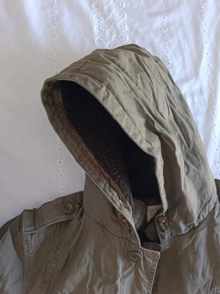 Chaquetón verde militar hombre