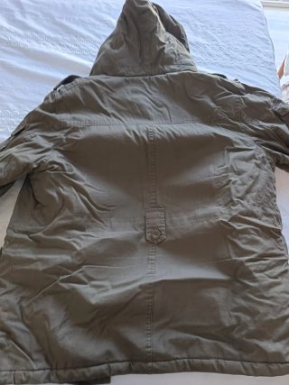 Chaquetón verde militar hombre