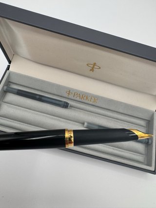 Stilografica Parker 95 Laque Black GT Vintage