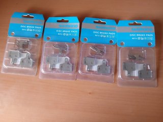 4 Pastillas Freno Disco Shimano B01S MTB
