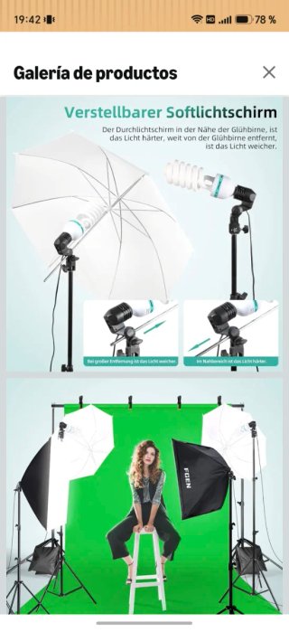 Kit Estudio Fotográfico FGen LED Softbox