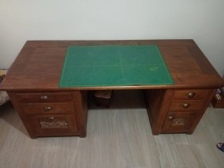 Escritorio madera maciza rústica