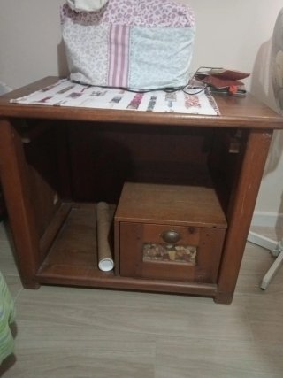Escritorio madera maciza rústica
