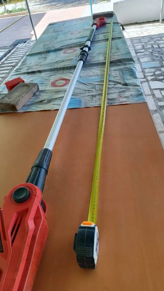 Cortasetos Einhell con pértiga